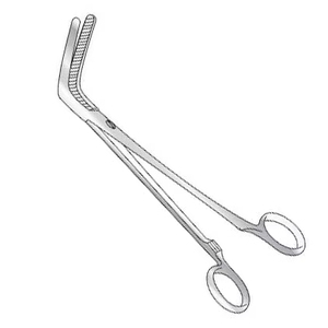Pinces Wertheim Parametrium en acier inoxydable, courbées ou droites, 254 mm/360 mm/233 mm/203 mm de long, par Endochoice Medical - Product Image 1