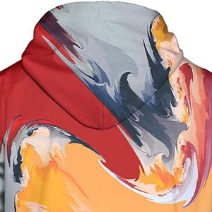 Sudadera con Capucha para Hombre, Informal, Cálida, para Invierno, Mezcla de Algodón, Estampado por Sublimación, Forro Polar Transpirable, Logotipo Personalizado, Nueva Llegada - Product Image 5
