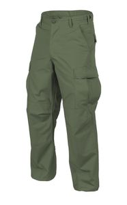 Pantalon cargo taille haute pour femme, coupe droite, en toile polyester/coton, avec plusieurs poches et poignets élastiques - Product Image 5