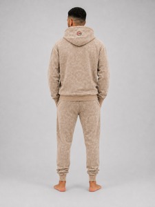 Men's Retro Acid Wash Tracksuit Pullover <b>Hoodie</b> with Drawstring Jogger Pants Urban Fashion Gym Running Outfit Premium - Product Image 2