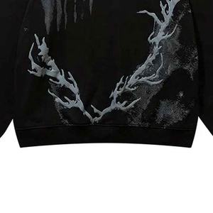 Sudadera con capucha DTG y DTF personalizada de alta calidad elaborada con mezcla de algodón pesado con estampado nítido y ajuste cómodo - Product Image 6