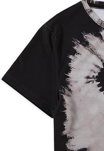 Camisetas Tie Dye de Manga Corta, Estilo Urbano Casual, Camisetas con Tinte Degradado para Chicas, Transpirables, en Oferta - Product Image 4