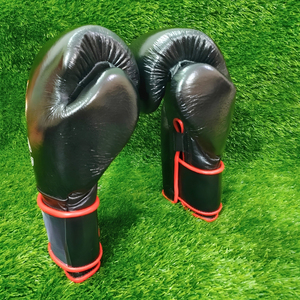 Gants de boxe en cuir PU respirants et imperméables, design personnalisé, 12OZ 14OZ, vente chaude, pour entraînement professionnel - Product Image 2