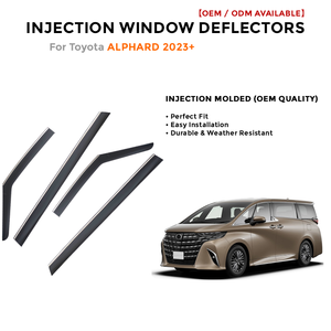 Visera para Ventana de Coche para Toyota Alphard 2023+, Deflector de Viento, Protector de Lluvia - Product Image 2