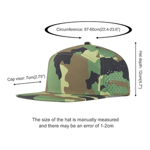 Casquette de baseball 5 panneaux 100 % coton personnalisée pour homme, style snapback avec logo brodé – Grande Vente - Product Image 3