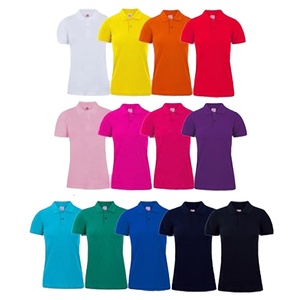 Camiseta Polo de Color Sólido para Mujer, 220 g/m², 100 % Algodón, Venta al por Mayor, Manga Corta, Logotipo Personalizado, Básica, Informal, Uniforme de Trabajo o Golf - Product Image 6