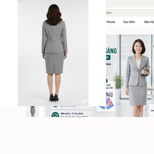 <b>Women's</b> Business Blazer <b>Suit</b> Set Office Formal <b>Skirt</b> <b>Suit</b> - Product Image 2
