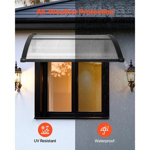 Tende da Sole per Finestre Esterne 38 x 40 Pollici con Staffa in ABS e Drenaggio per Protezione da Pioggia, Neve e Sole - Accessorio Premium per Finestre - Product Image 3