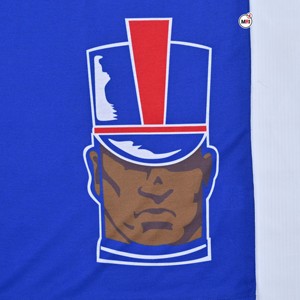 T-shirt à manches courtes pour homme, col rond, bleu et rouge, avec impression par sublimation, coupe classique, style jersey décontracté, avec impression de lettres, OEM - Product Image 5