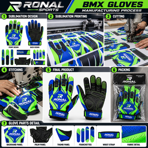ถุงมือปั่นจักรยานเสือภูเขาแบบออฟโรด สำหรับแข่งขัน ใช้ได้กับจักรยาน BMX มอเตอร์ไซค์ ระบายอากาศได้ดี น้ำหนักเบา กันลื่น - Product Image 5