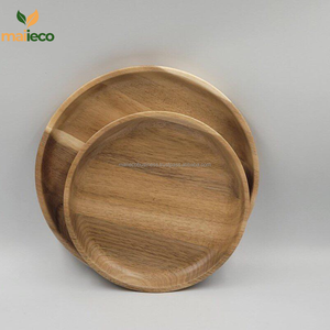 Vente en gros de plateau japonais personnalisé en bois massif en bambou assiettes créatives écologiques pour le thé pain aux fruits pour hôtels domestiques - Product Image 2