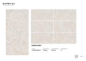 Azulejos de porcelana de alta gama ultra brillantes, tamaño 600x1200, azulejos grandes para pisos y paredes para proyectos de interiores de primera calidad - Product Image 3