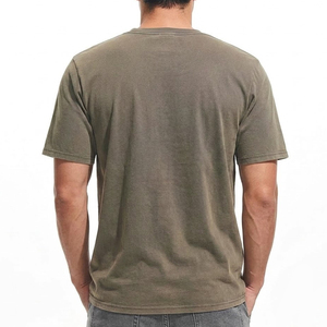 Camiseta de algodón con estampado de pantalla para hombre, camiseta informal de manga corta con cuello redondo, cómoda camiseta de moda de verano para hombre - Product Image 3