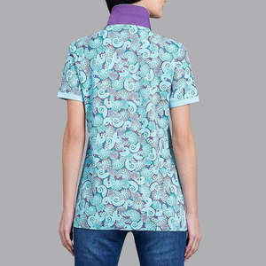 Chemises polo à manches courtes pour femmes, pour un usage quotidien, disponibles en gros pour les commandes personnalisées et les ventes en gros - Product Image 2