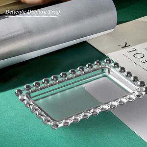 Molde de resina con bordes de cuentas, rectangular, para joyería, molde para resina epoxi, exhibición, portaadornos, portavelas, jabonera - Product Image 3