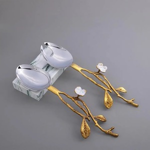 ชุดเสิร์ฟสลัดโลหะทันสมัย ผิวขัดเงา สำหรับร้านอาหารและคาเฟ่ - Product Image 4