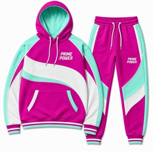 Men's Hooded Tracksuit Set Custom Sportswear Wholesale Jogger Pants Hoodie Athletic Training <b>Clothing</b> Supplier Direct Factory - Product Image 1