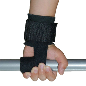 Correas de Levantamiento de Pesas Negras y Rojas Más Vendidas, Correas de Soporte para Muñecas para Gimnasio, Levantamiento de Pesas, Fisicoculturismo - Product Image 2