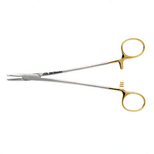 Instrumento Médico Ortopédico: Portaagujas Heaney de 0.5 mm de Longitud Total, 200 mm, con Dientes de Carburo de Tungsteno - Product Image 1
