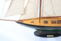 Meilleur prix jamais atteint - Modèle de bateau à voile en bois artisanal moderne Pen Duick, maquette de yacht de course océanique français, décoration écologique