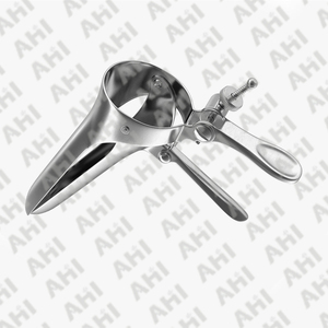 เครื่องมือตรวจภายในช่องคลอดแบบแมนนวลคุณภาพสูง AHI ทำจากสแตนเลส ได้รับการรับรองมาตรฐาน CE ISO13485 ใช้ซ้ำได้ ระดับ Class I สำหรับการผ่าตัดทางนรีเวช - Product Image 4