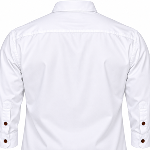 IOTA <b>White</b> Button-Up <b>Shirt</b> with Crest <b>Men's</b> <b>Long</b> <b>Sleeve</b> Collared Greek Fraternity Dress <b>Shirt</b> Brotherhood Formal Business Casual - Product Image 5
