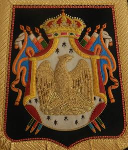 Sabretache de un sargento mayor de un caza-cavallos montado del uniforme militar - Product Image 2