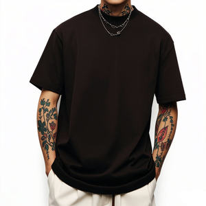 T-shirt en coton anti-rétrécissement pour homme, confort tout au long de la journée, t-shirt en mélange de coton respirant pour homme - Product Image 6