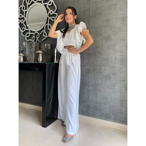 Ensemble de cordons en velours côtelé Angel White taille XS - Product Image 1