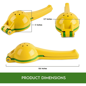 Spremiagrumi Manuale 2 in 1 in Metallo per Limoni e Agrumi, Colander e Filtro per Logistica - USPS.TK/TMEU - Product Image 4