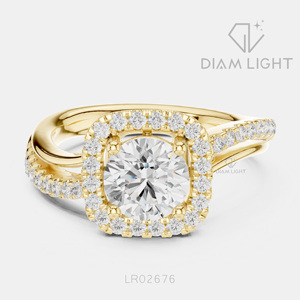 Bague de fiançailles en or blanc 14 carats avec diamant de laboratoire de 1,159 carats, coupe ronde, bague de mariée, certifiée IGI, bijoux fins, cadeau pour femme - Product Image 5