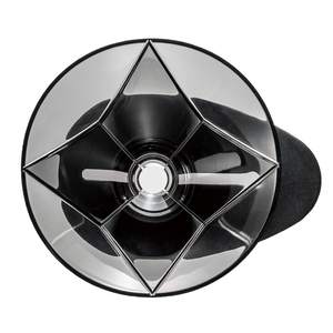 HARIO V60 Mugen One-Pour Glass Coffee Dripper Mug (12 tasses) Transparent Noir |   Nettoyage facile |   Compatible four |   Fabriqué au Japon |   Modèle - Product Image 3