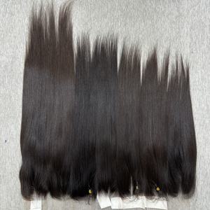 Expédition immédiate, vente en gros, perruque de cheveux humains vierges vietnamiens de haute qualité, closure, double trame, toutes couleurs, 8 à 36 pouces - Product Image 1