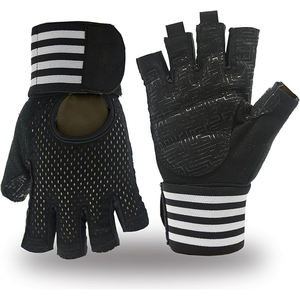 Multi Sport Microfiber Workout Gloves Women Men <b>Half</b> Finger Anti <b>Slip</b> Padded Palm Breathable Gym Fitness Weightlifting Gloves - Product Image 2