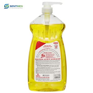 Wholesale My Hao 5X Lemon Dishwashing <b>Liquid</b> Dish Grease Cleaner 1.5kg (Transparent Bottles + Pump) - Product Image 2