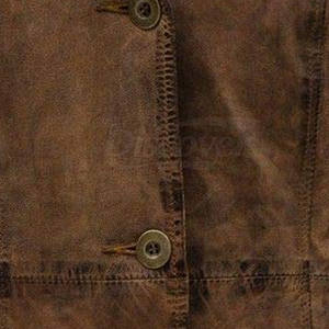 Manteau long en cuir de qualité supérieure pour l'hiver, design unique, manches longues, personnalisable - Product Image 5