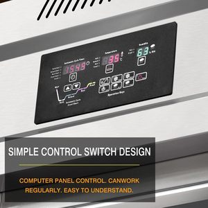 18 Bleche 650L Backgärmaschine, Brotgärgerät, Teiggärgerät zum Backen – Integriertes Gefrieren, Auftauen, Frischhalten und - Product Image 2