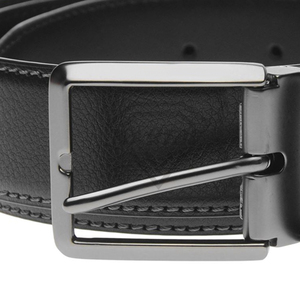 Custom Leather Dress <b>Belt</b> for Men Genuine Cowhide Adjustable Classic Formal Waistband Business Casual Apparel Clothing Factory - Product Image 3