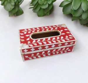 Christmas Gifts MDF Napkin Tissue <b>Box</b> With Resin & MOP Inlay Tissue Paper <b>Box</b> For Living Room Table Home decoration Accessories - Product Image 6
