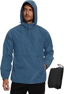 Veste coupe-vent respirante antibactérienne à capuche personnalisée pour unisexe, légère, imperméable, vêtements de sport streetwear, vente en gros OEM USA - Product Image 4