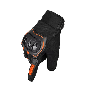 Guantes de Motocicleta de Cuero para Invierno, Motocross, Pantalla Táctil, Antideslizantes, Transpirables, Unisex, Deportivos, con Correa Ajustable para la Muñeca - Product Image 3