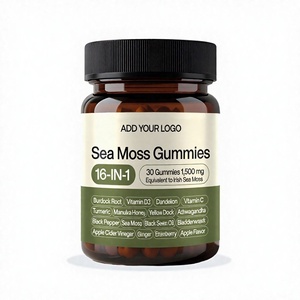Gomitas Veganas de Musgo Marino de Marca Privada OEM con Suplemento de Alga Marina y Raíz de Bardana - Product Image 1