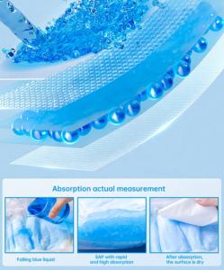 Pannoloni per Adulti Usa e Getta a Marchio Privato, Traspiranti, Alta Assorbenza 3000ML, Produzione OEM - Product Image 6