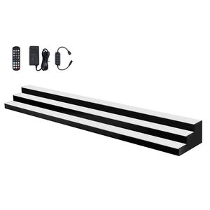 Scaffale Bar Illuminato a LED da 70 Pollici a 3 Livelli con Portabottiglie e Telecomando RF, 7 Colori Statici - Product Image 1