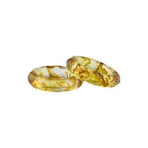 Anillo de Servilleta de Resina Simple, Diseño Atractivo, Ecológico y Duradero, Anillo de Servilleta de Resina Transparente Hecho a Mano - Product Image 1