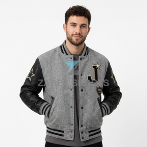 Chaqueta Reversible de Alta Calidad para Hombre, Estilo Urbano, Moda Universitaria, Ropa Deportiva Zabex ODM, Resistente al Viento, Ecológica, Premium - Product Image 6