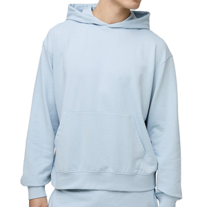 Summer <b>Pullover</b> Hoodie High Quality Oversized Custom Logo Printed French Terry Blank Cotton Breathable OEM Service - Product Image 1