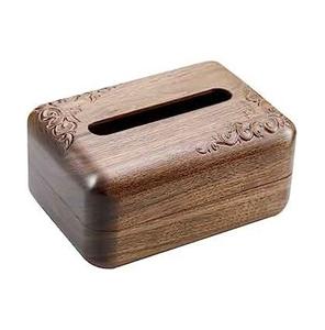Classic Printed Wooden Napkin Box Dispenser For Home Office & <b>Car</b> Use Trending Tissue Box Holder For Dining <b>Table</b> Accessories - Product Image 5