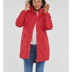 Thermal Waterproof <b>Womens</b> <b>Parka</b> <b>Coat</b> With Fur Trim Hood Customizable Zipper Logo Autumn Jacket Wholesale Rate OEM ODM Factory - Product Image 1