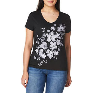 T-shirt d'été pour femme de haute qualité, coupe ajustée, séchage rapide, respirant, anti-plis, durable, antibactérien, service OEM, vente chaude - Product Image 1